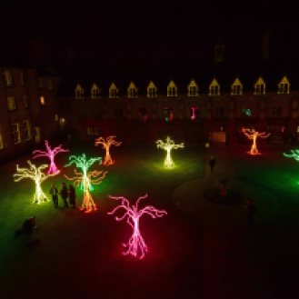 The annual Illuminating York festival gets underway and last's until October 29th. Musicians play at David Ogle's Lumin at York St John University. Picture: Anthony Chappel-Ross